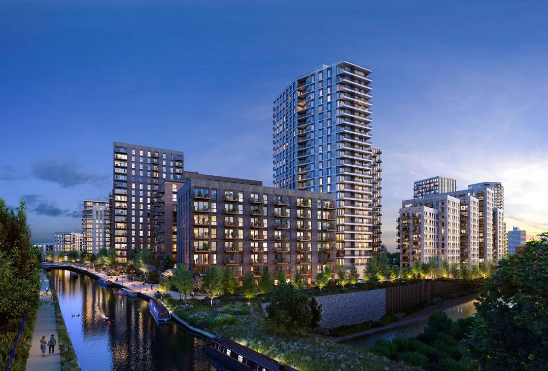 Peninsula House I Grand Union – One Bedroom Seventh Floor Apartment with Balcony and Garden/Canal Views