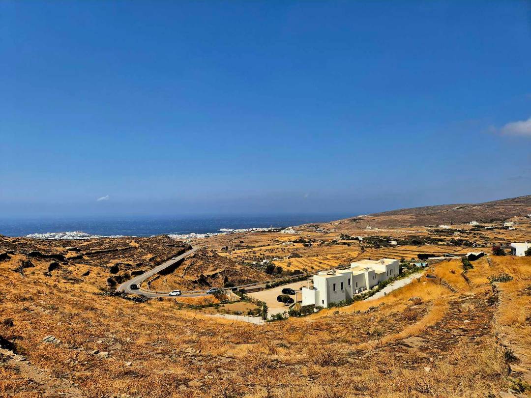 Prime Parcel with Spectacular Sea Views Near Tinos Town