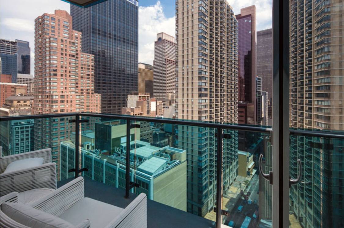 Authentic Midtown West/Clinton Luxury Full-service Building - Corner Unit Lofty One Bedroom One bathroom apartment