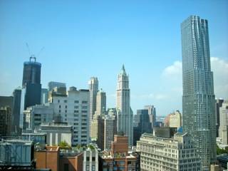 Blissful 1 bdrm with Charming SW City views in Financial District 