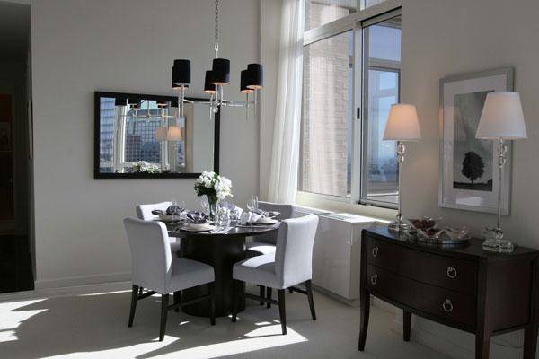 NO FEE | Elegant  TriBeCa Hi-Rise Three Bedroom/ 3 Bath on 52nd Floor w/ Washer & Dryer in unit, 24 hour Concierge, Garage, Fitness, Children's room, etc...