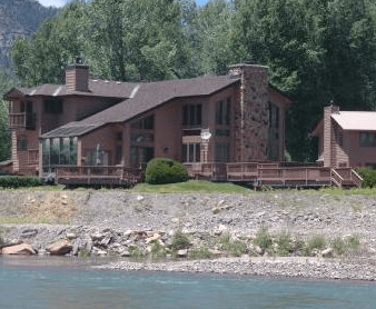 Private river estate in Durango Colorado with 10 acres. Enjoy 7 bedrooms and 7 baths in this amazing home. Close to Skiing at Durango Mountain Resort and Golf at Dalton Ranch golf club.