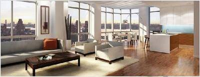 Breathtaking Views 2 Bedroom Rental in a Luxury Glass Tower-Upper West Side
