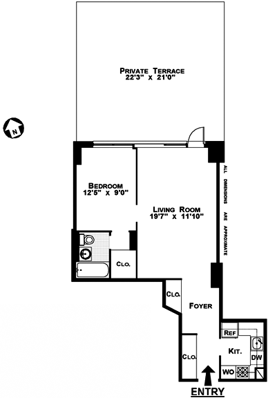 NEW+++UNION SQUARE -NEW 1BED 1 BATH + GARDEN  COOP W- NO BOARD APPROVAL