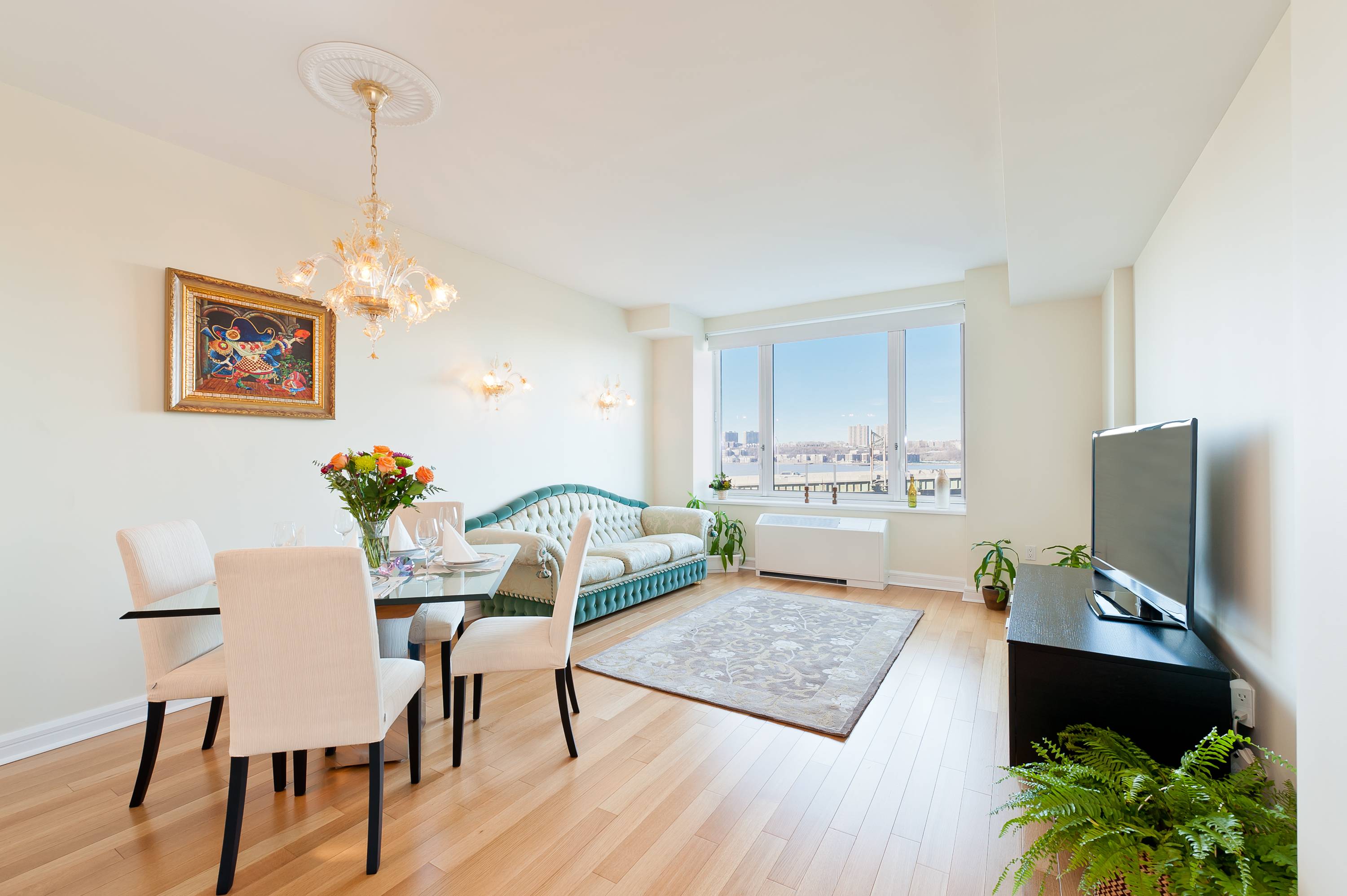 THE RUSHMORE CONDOMINIUM, 80 RIVERSIDE BOULEVARD, 4B,  EXTRA LARGE 1 BEDROOM, 2 BATH + HOME OFFICE + STUNNING DIRECT RIVER VIEWS