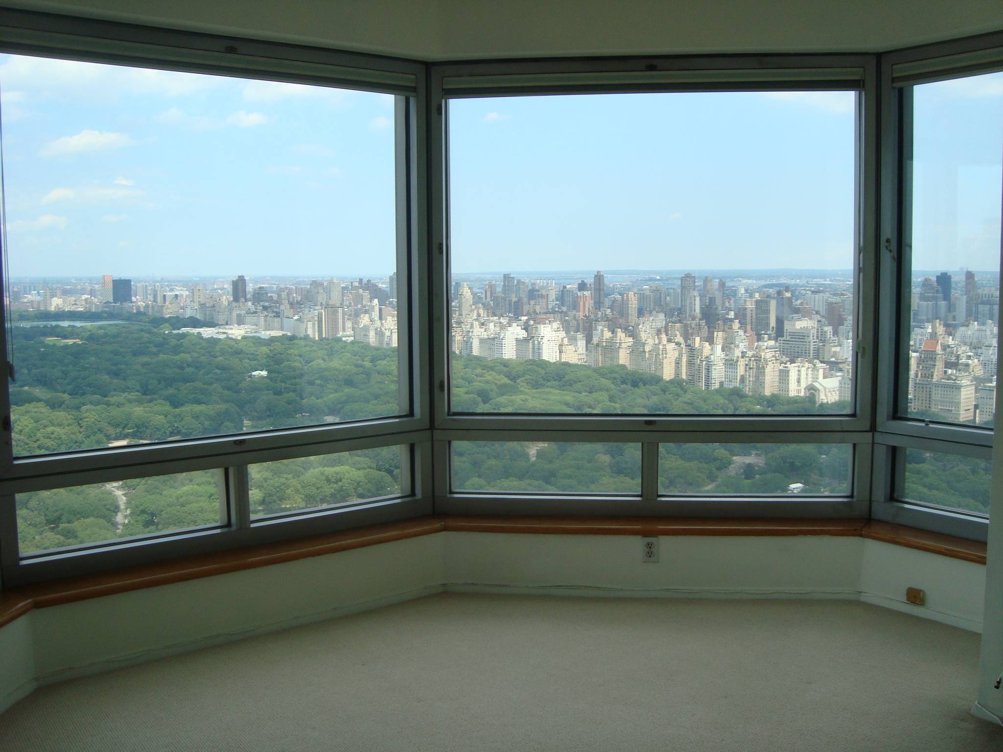 Wow! Gorgeous Views for  Entire Central Park, River, City  from 50th Floor Bay Windows!!!