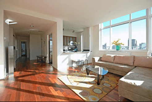 Upper West Side: Spacious 1 Bed / 1 Bath with Views of the Hudson River. Blocks from Lincoln Center.