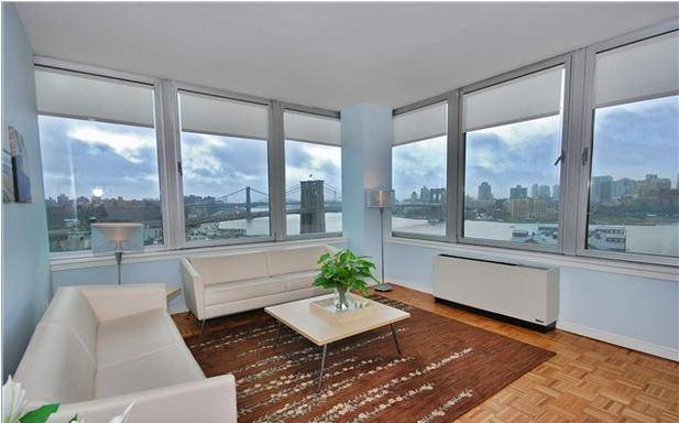 Brand New Corner One Bedroom Unit at South Street Seaport! Lots of Space and Near All Major Trains