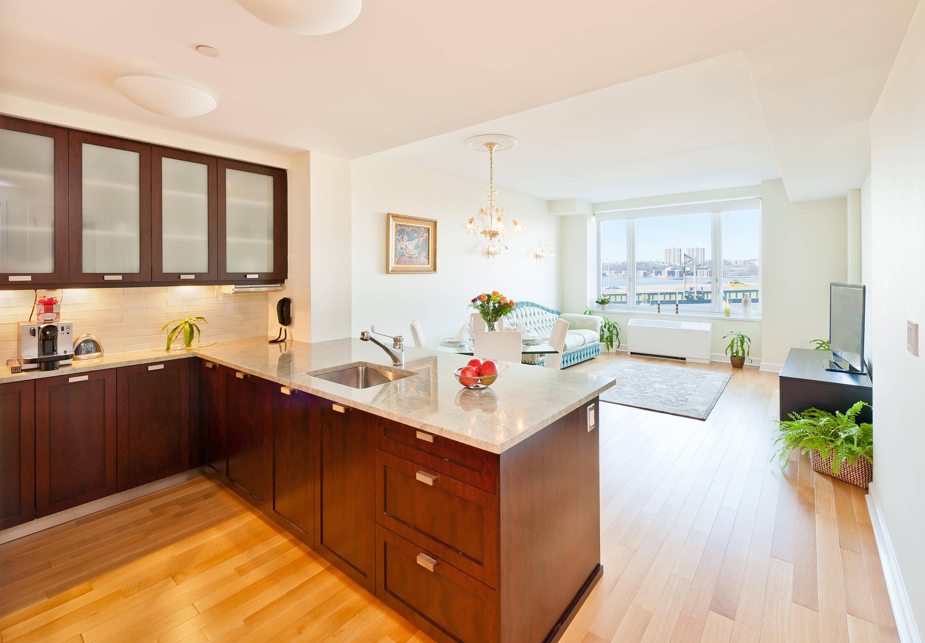 THE RUSHMORE | CONDOMINIUM | 80 RIVERSIDE BOULEVARD | 4B |EXTRA LARGE 1 BEDROOM | 2 BATH + HOME OFFICE + STUNNING DIRECT RIVER VIEWS