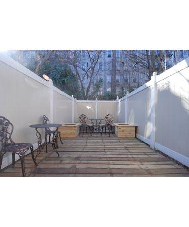 Prime East Village 2 bedroom and 1 bath duplex with private garden.
