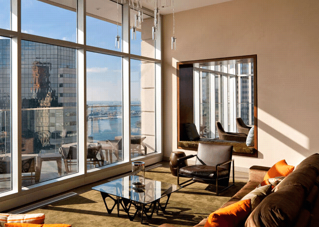  Finest Full Service Living in the Financial District - Unique Corner Penthouse Unit Enormous 2 Bedrooms/2.5 Bathrooms - with Breathtaking Views