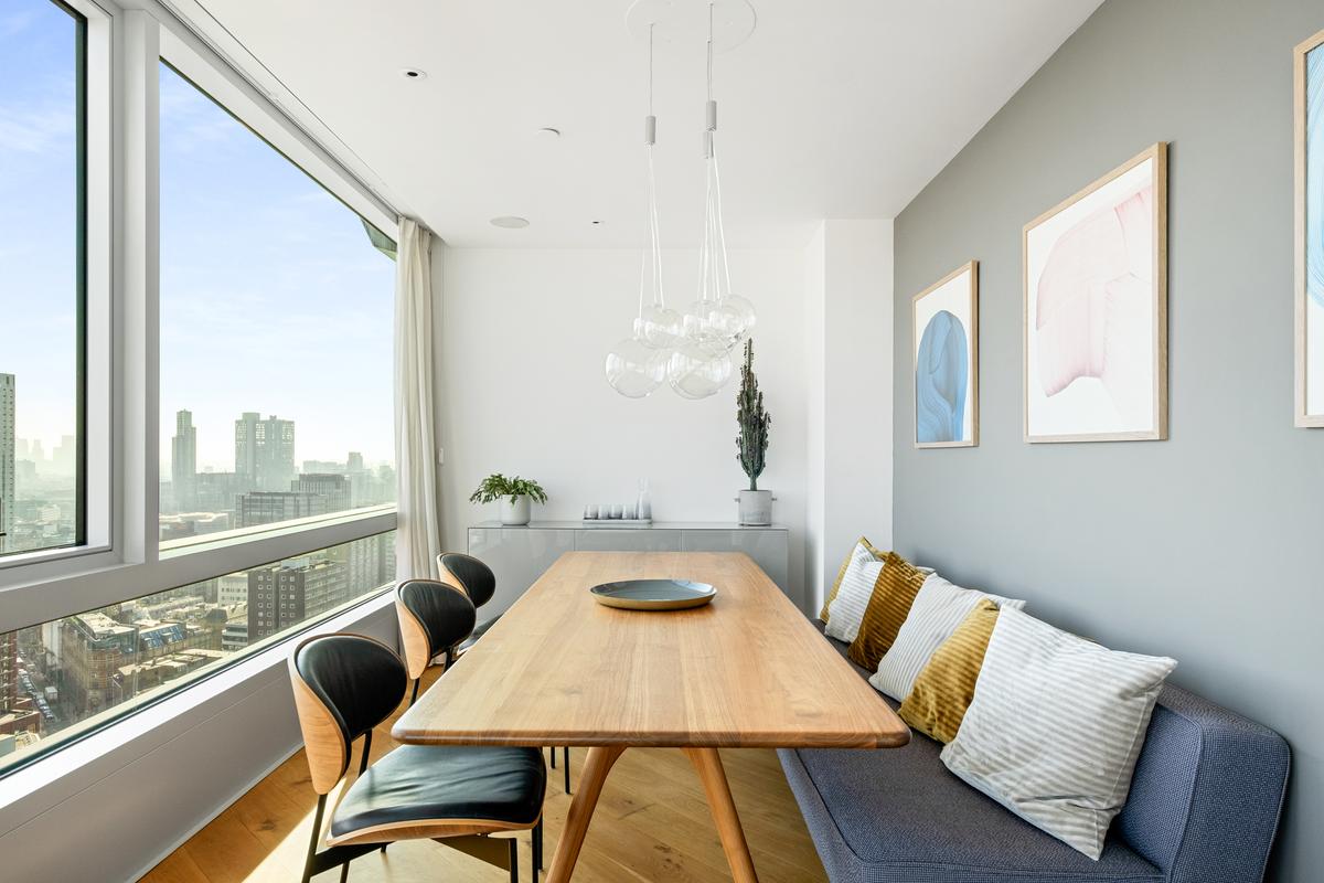 Dining Room with city views