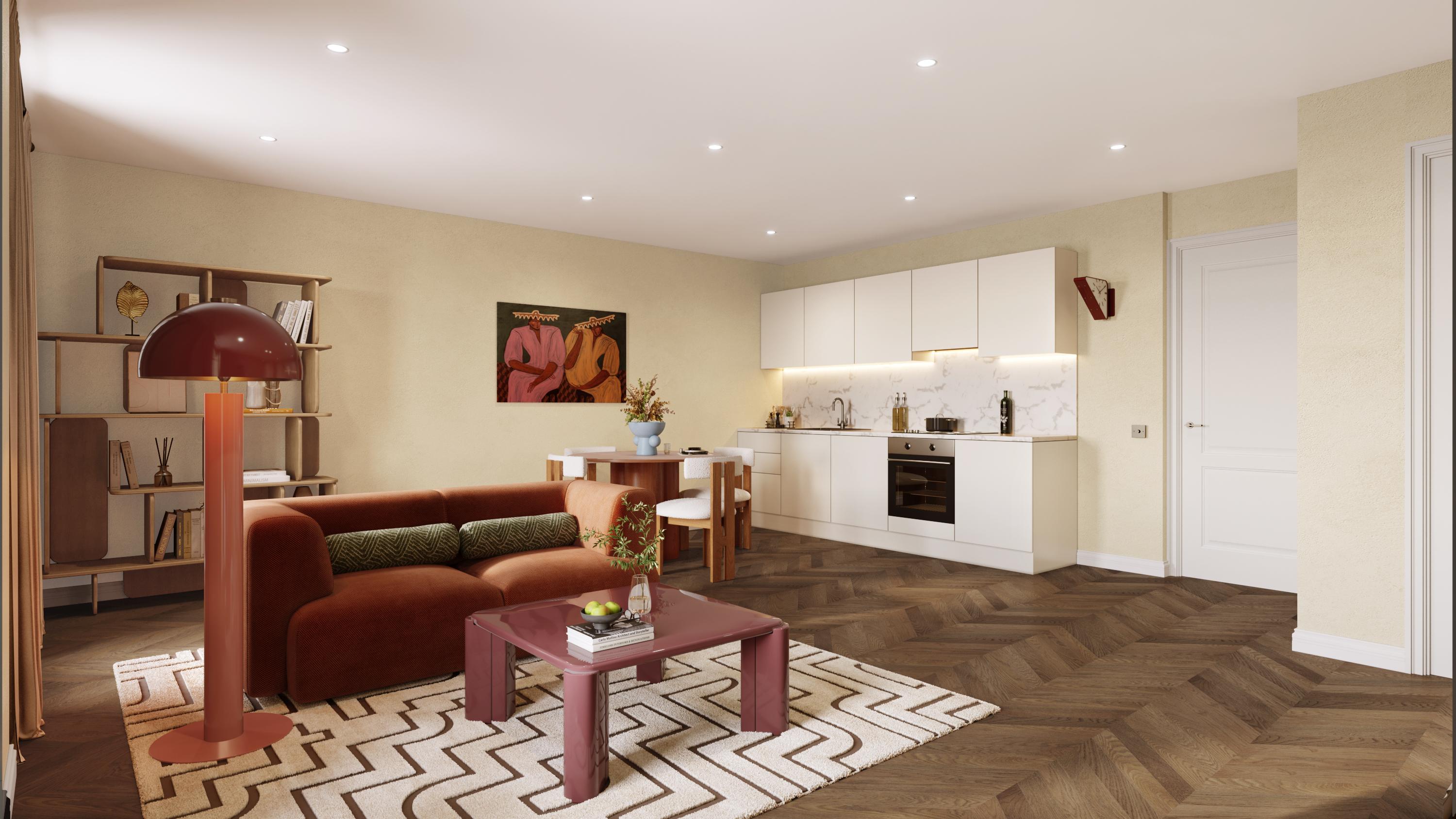 Flat for sale in Birmingham_Living Room