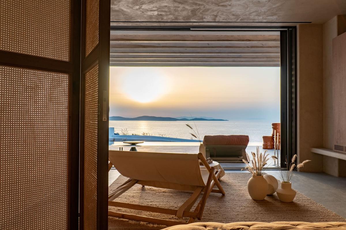 Villa Lithos to rent in Mykonos - Lounge Area