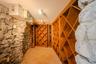 Wine Cellar & Hidden Tasting Room behind door.
