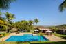 Ocean View & Pool Area looking out to Guest Cottages