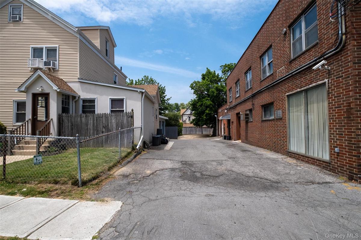 This driveway is your private parking area.