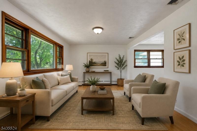 Virtually Staged Living Room