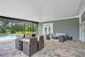 Paver Deck, Screened, Salt Water Pool and Spa, Both Gas Heated, Water and Fire Feature