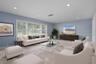 virtually staged living room