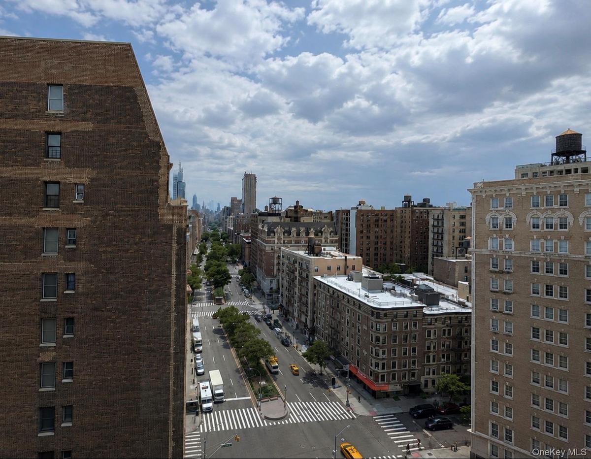 Bedroom view down broadway