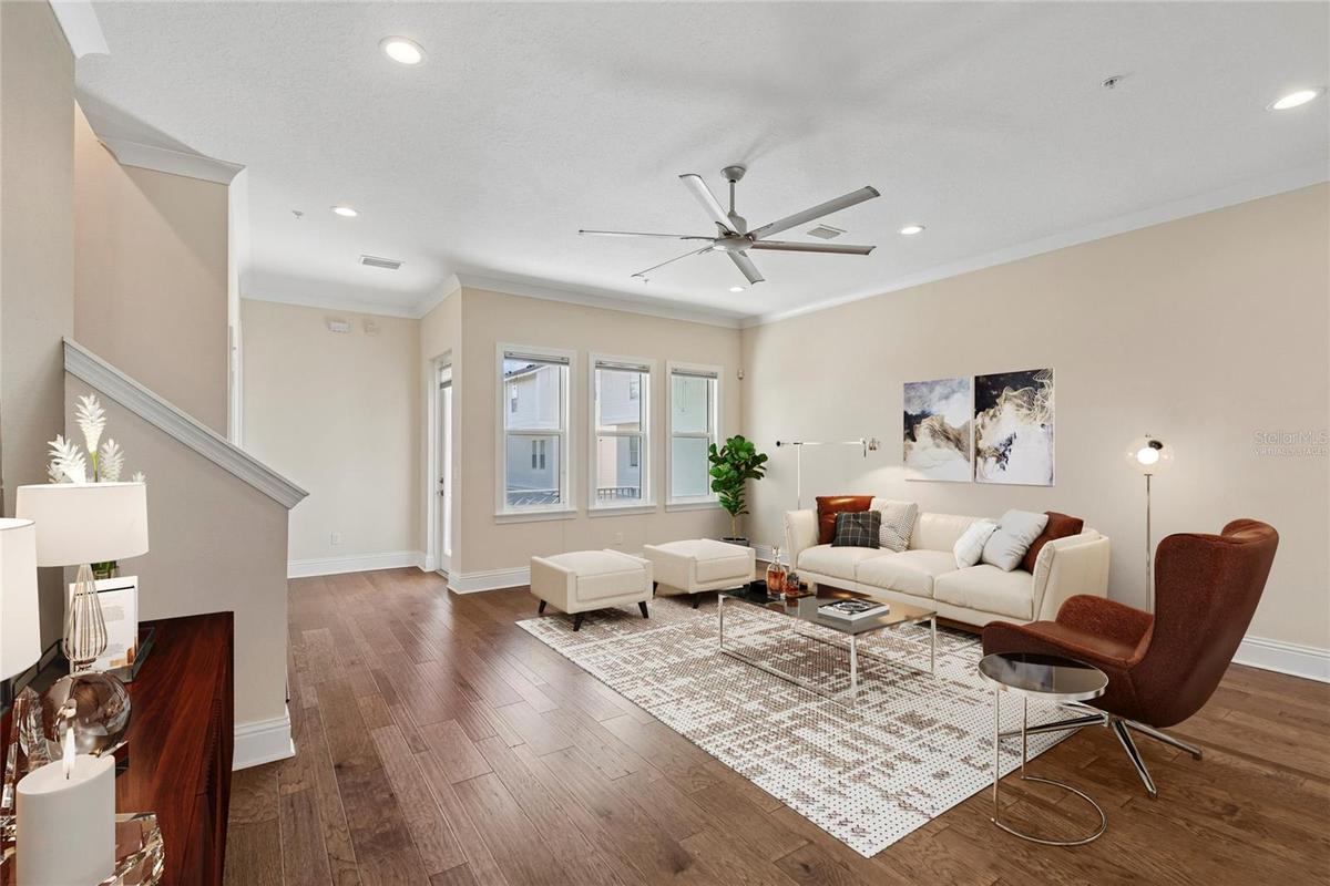 Living Room “virtually staged”