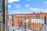 Balcony with a view of city