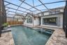Pool with Spa and Water Features