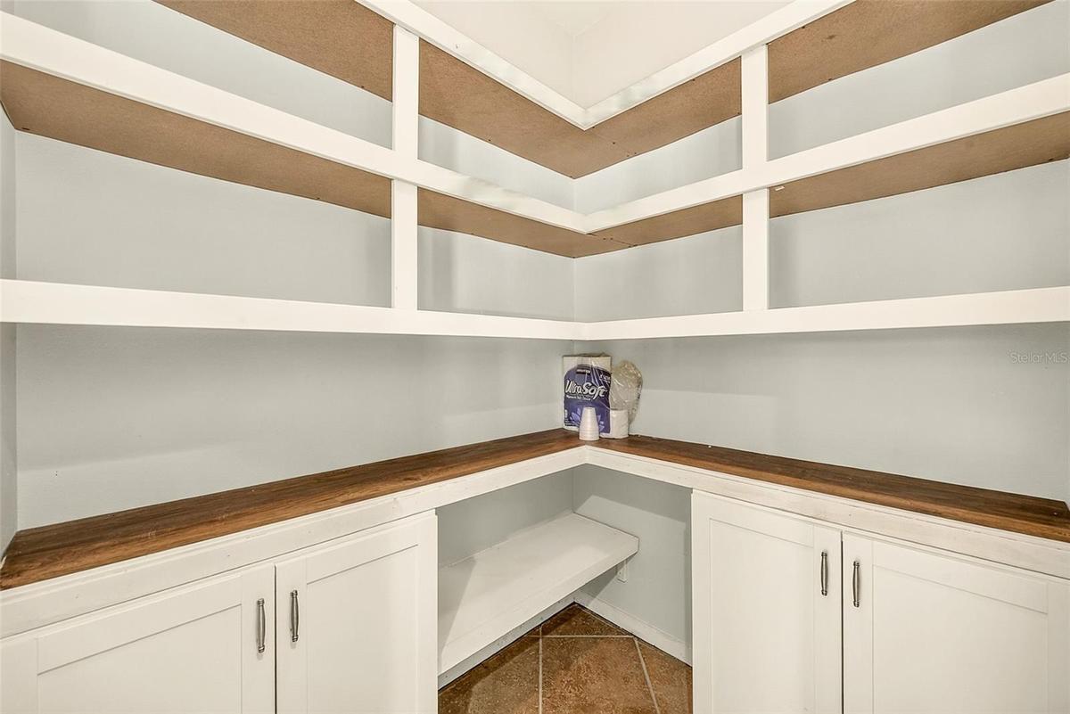Large walk in pantry