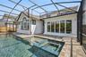 Pool with Spa and Water Features