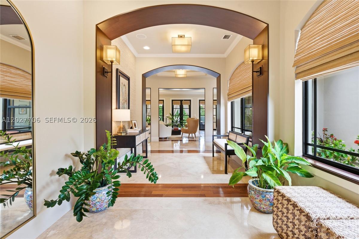 A proper foyer to enter this wonderful home