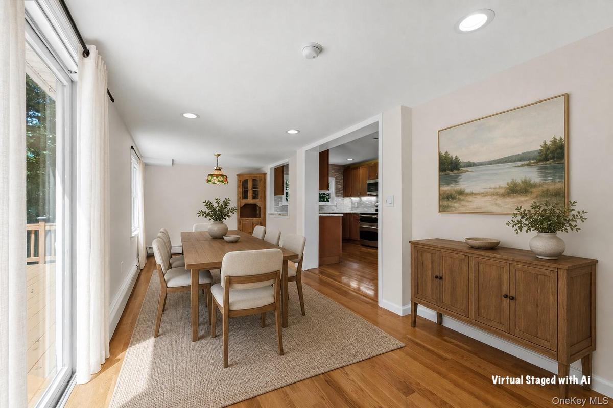 Ai staged dining room