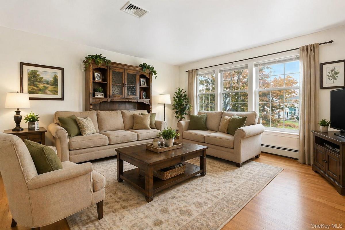 Rendering of it as a living room space and not a dining room