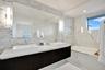double wash basin-floating vanity