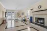 Beautiful designed floor with a grand fireplace