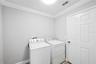 Spacious inside laundry room