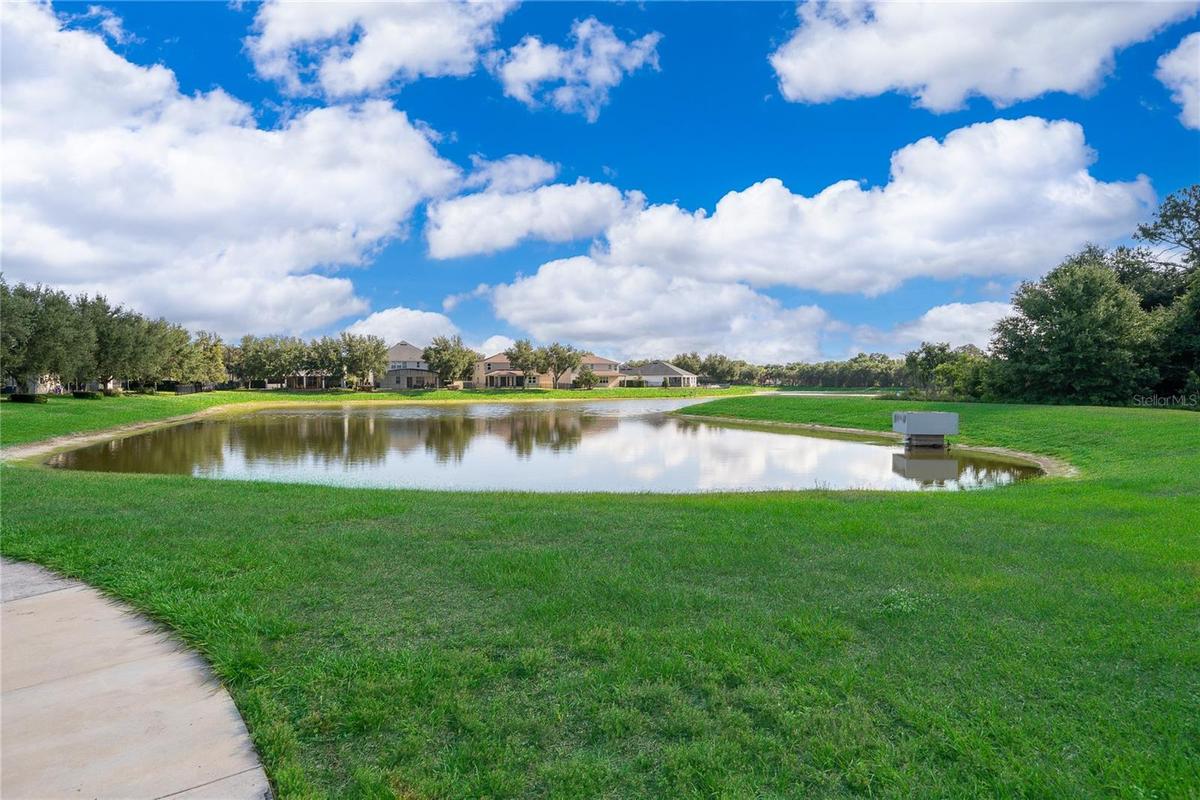 Enjoy serene pond and preserve views