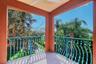 Terrace/balcony from the primary bedroom looking over the waterfront