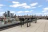 View of patio / terrace with a view of skyline