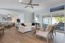 Open concept living with two sitting areas