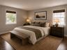 Staged Virtually Maste Bedroom