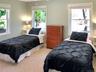 Carpeted bedroom featuring multiple windows