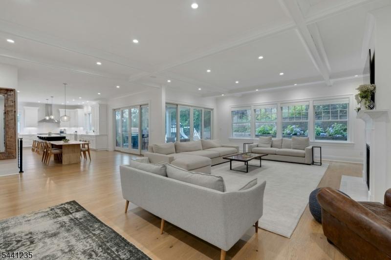 Family Room into Kitchen
