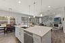 Kitchen Island with Quartz counters