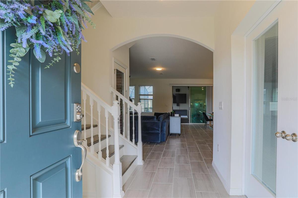 Welcoming entry