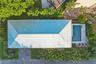 Aerial view of the house
