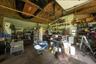 Inside view of the garage and workshop on the historic barn that came from the Orient Point Inn property decades ago.