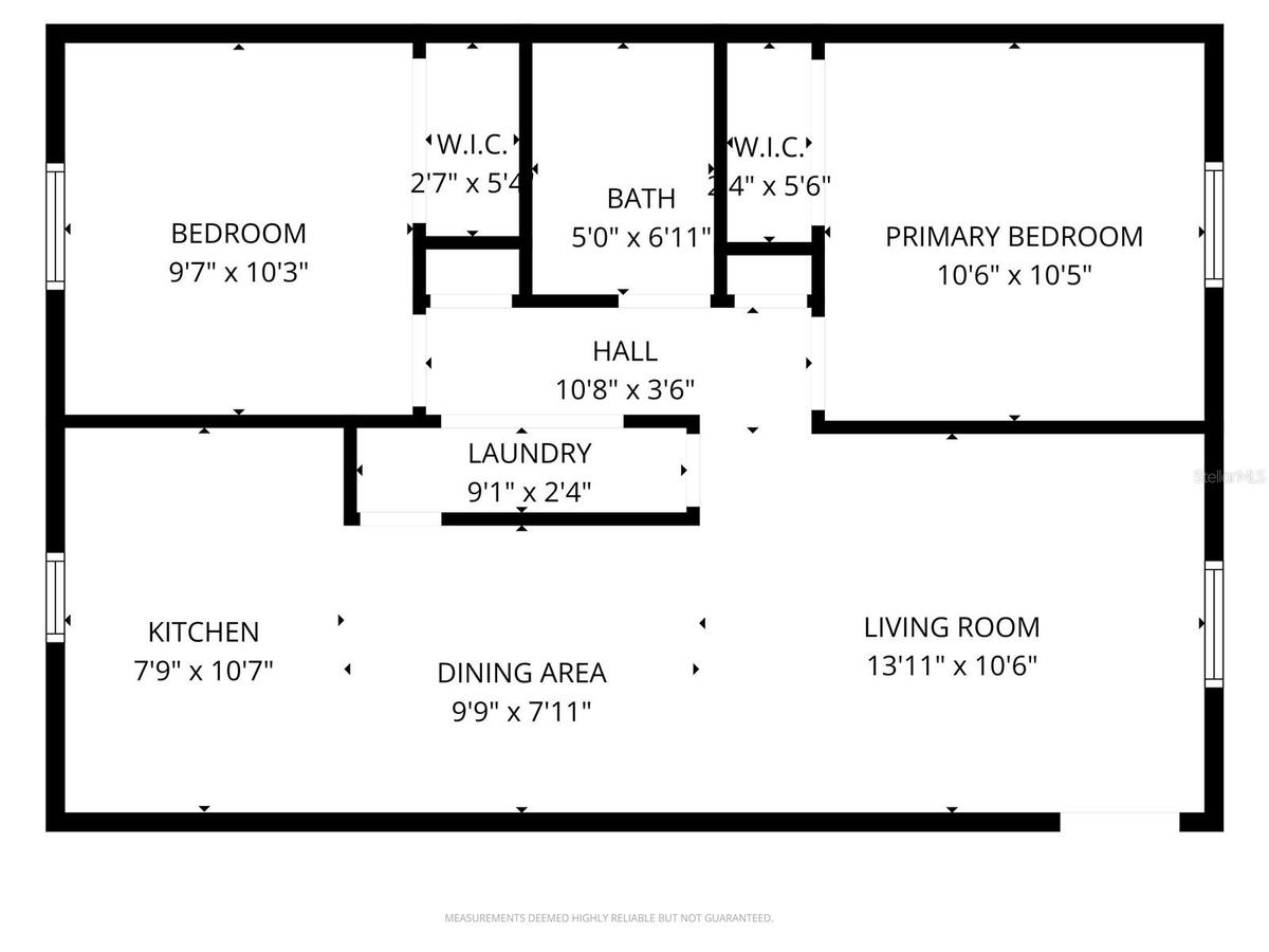 Identical floor plans.