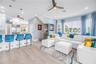 Open Kitchen/Great Room with South Facing Bay Window
