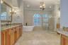 Primary bath with updated wet area
